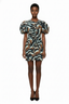AMUR Tanner Puff Sleeve Mini Dress