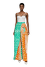 Apuruka Hand-Dyed Adire Cotton Patchwork Pant Skirt – African-Inspired Fashion