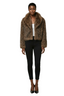 Brown Faux Fur Coat