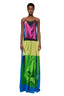 Drape Maxi Slip Dress