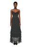 LPA Giulia Maxi Dress in Black And Cream