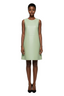 Norma Kamali Sleeveless Mini Dress in Vintage Green