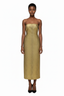 Verdelle Metallic Midi Dress