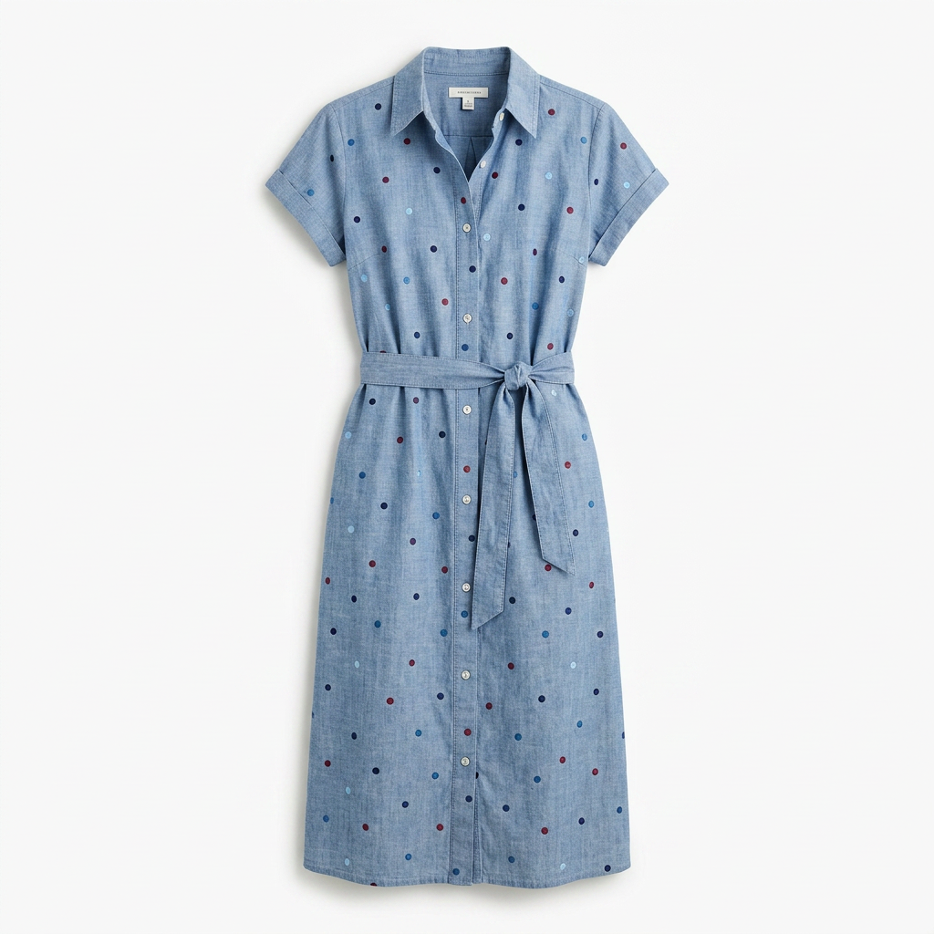 Women's Star Printed A-Line Dress