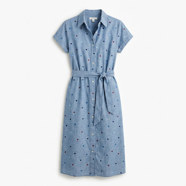 Women's Star Printed A-Line Dress Hover Image