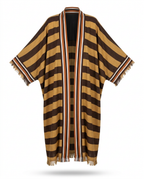 Wanderlust Striped Boho Kimono