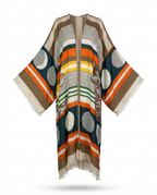 Liberated Printed Maxi Kimono