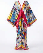 Lively Printed Bohemian Maxi Dress