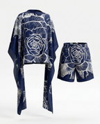 Audacious Zebra Print Kaftan Set