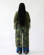 Boundless Camo Mesh Maxi Kimono
