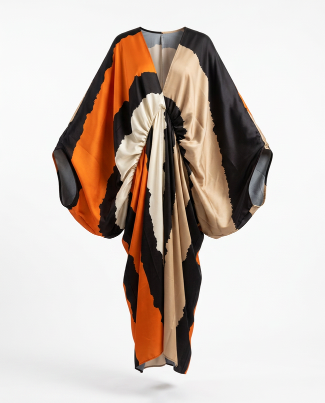 Free Spirit Printed Oversized Kaftan Hover Image