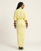 Radiant Pleated High Waist Maxi Dress