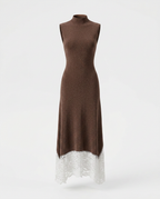 Divine Lace Patchwork Maxi Dress
