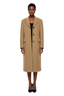 2-Way 3 Button Boucle Wool Coat