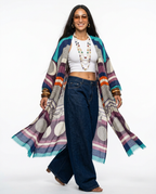 Liberated Printed Maxi Kimono