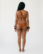 Radiant Knotted Asymmetric Bikini Set