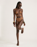 Fearless Cutout Printed Swimsuit