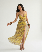 Radiant Abstract Printed Swimsuit Set