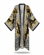 Wild Heart Printed Maxi Kimono