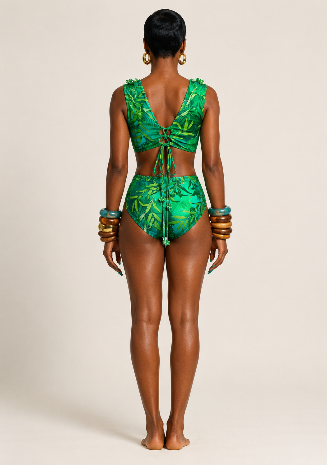 Adventurous Floral Printed Bikini Set