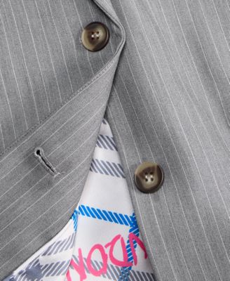 Women's Flower Pin Pinstripe Blazer, Macy's Exclusive-Molly Rogers Capsule Collection