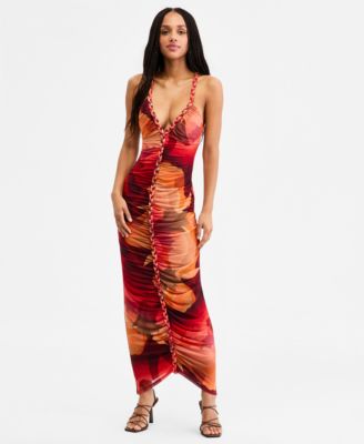RACHEL Rachel Roy Women's Thalassa Printed Mesh Dress