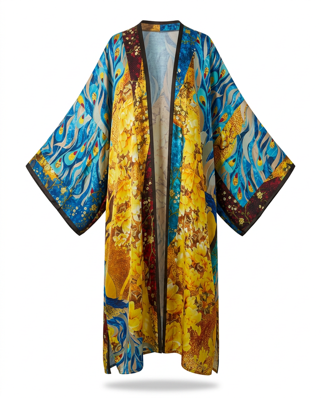 Limitless Printed Boho Kaftan Hover Image