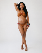 Radiant Knotted Asymmetric Bikini Set
