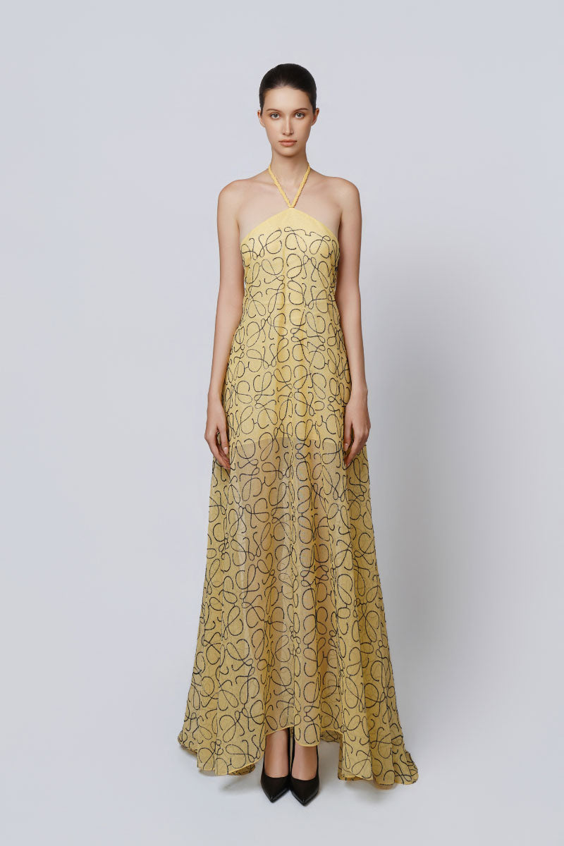 Gilded Bloom Dress