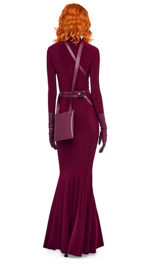 LONG SLEEVE TURTLE FISHTAIL GOWN
