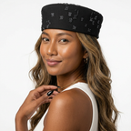 Free Spirit Striped Cotton Beret