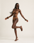 Fearless Cutout Printed Swimsuit