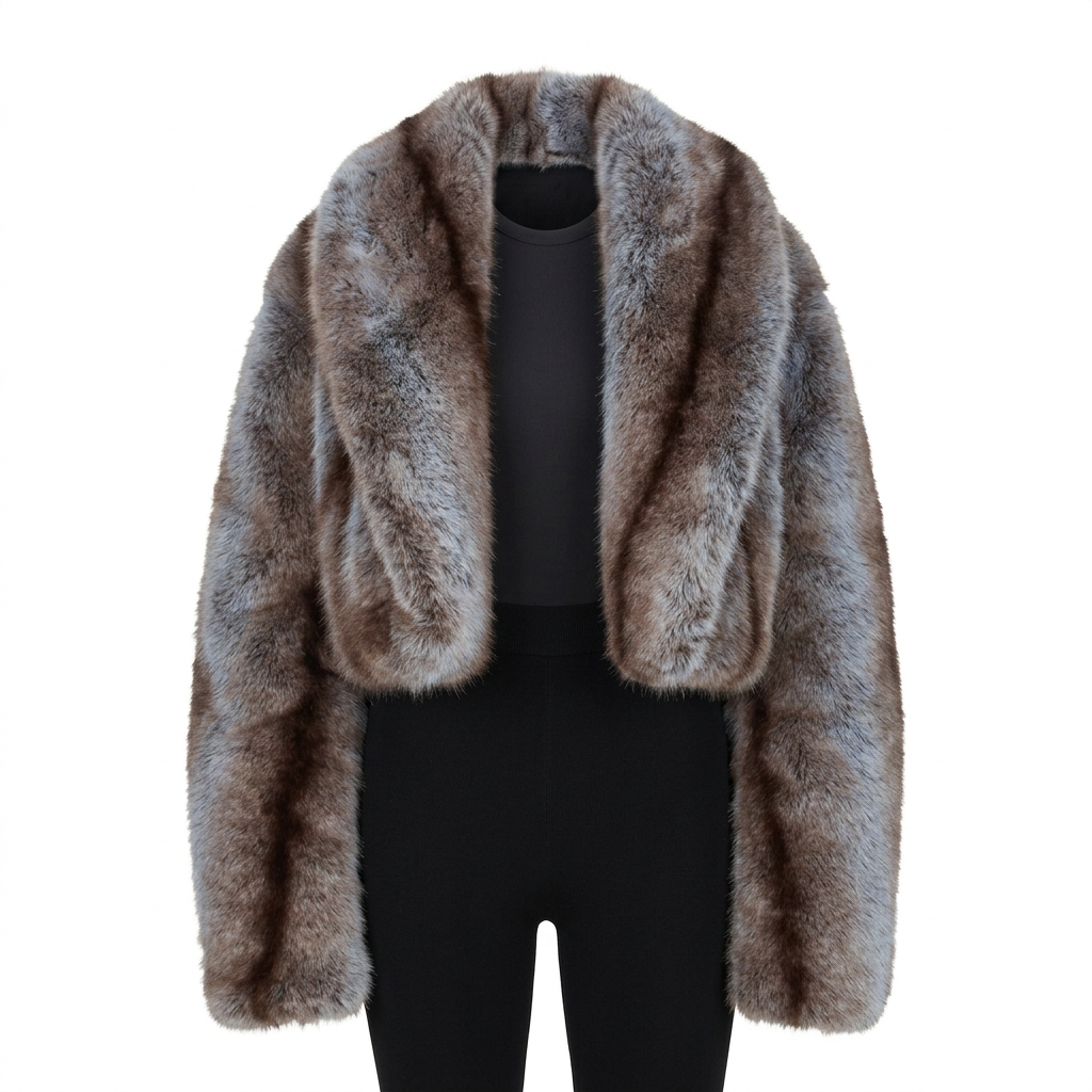 Stephanie Faux Fur Coat