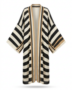 Wanderlust Striped Boho Kimono