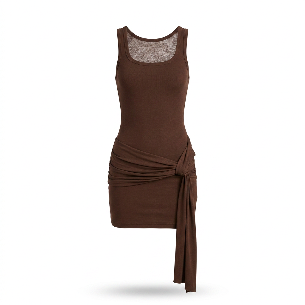 Felix Tie Front Mini Dress