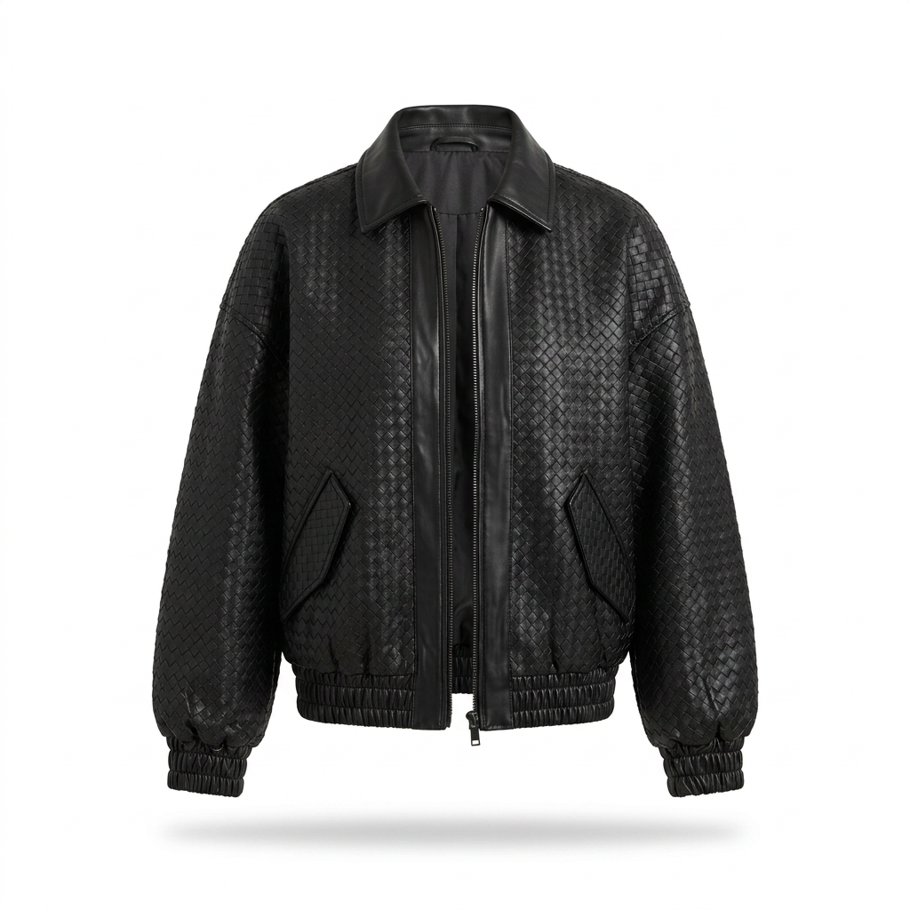 Kenny Woven Bomber Jacket