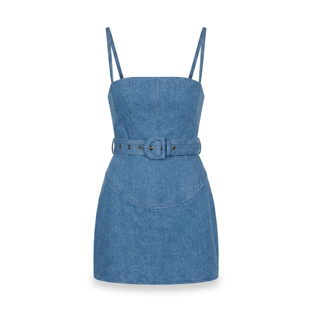 Mabel Denim Mini Dress