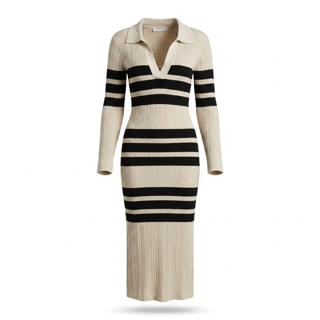 The Lourdes Knit Dress Hover Image