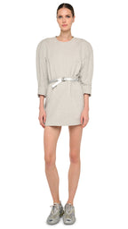 BOMBER 1980S MINI DRESS