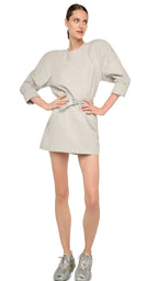 BOMBER 1980S MINI DRESS