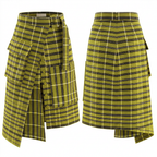 Nkata Aso oke Skirt - Front & Back Detail