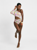 Wanderlust Floral Ruffle Swimsuit Set