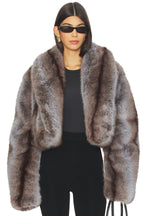 Stephanie Faux Fur Coat