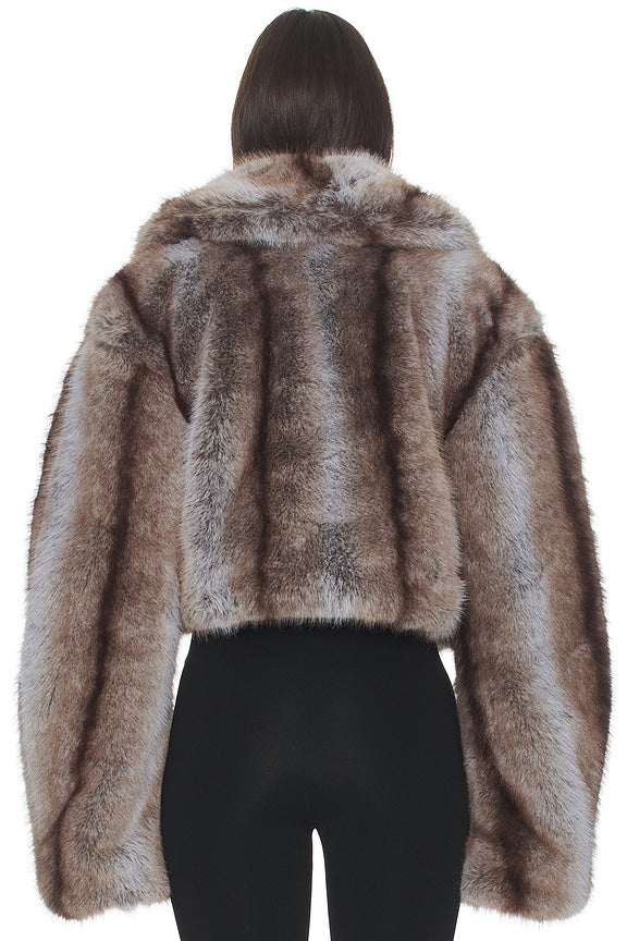 Stephanie Faux Fur Coat