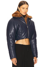 Cropped Aviator Jacket