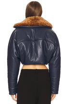 Cropped Aviator Jacket