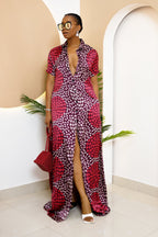 Adanwa Silk Ankara Kaftan