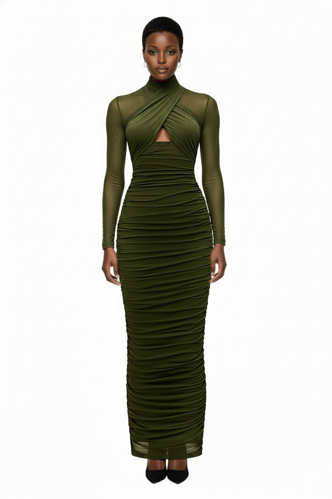 Aliyah Long Maxi Dress Hover Image