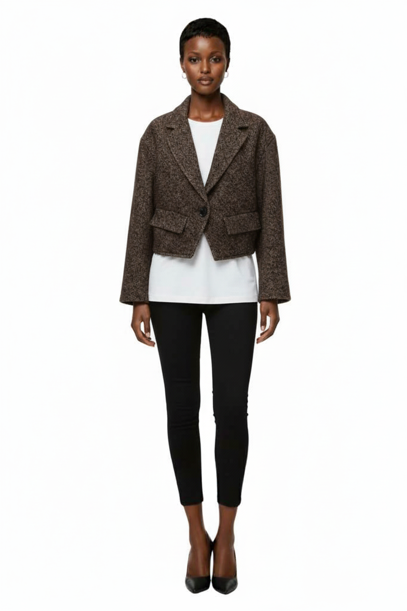 Ria Cropped Back Jacket