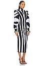 FLEDERMAUSFLÜGELKLEID ZEBRA